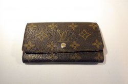 画像1: LOUIS VUITTON モノグラム 二つ折り財布　015