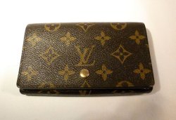 画像1: LOUIS VUITTON モノグラム 二つ折り財布　026