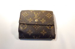 画像1: LOUIS VUITTON モノグラム 二つ折り財布　009